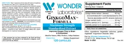 Label for GinkgoMax Formula