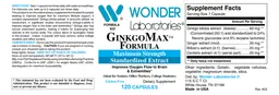 Label for GinkgoMax Formula
