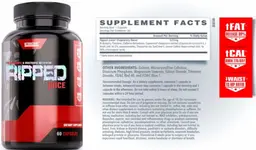 Label for Ripped Juice Capsules