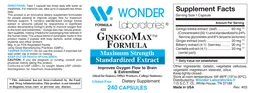 Label for GinkgoMax Formula