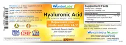 Label for Hyaluronic Acid
