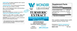 Label for Turmeric Extract