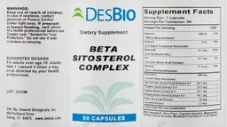 Label for Beta Sitosterol Complex