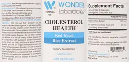 Label for Cholesterol Health