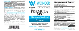 Label for Formula MS