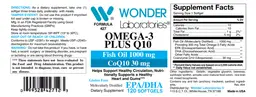 Label for Omega-3 Plus Q10