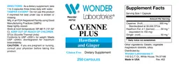 Label for Cayenne Plus