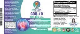 Label for COQ-10 400 mg