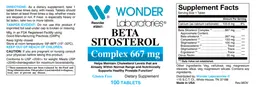 Label for Beta Sitosterol Complex 667 mg