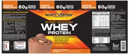 Label for Super Advanced Whey Protein Chocolate Peanut Butter