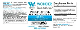 Label for Phosphatidyl Serine Complex 500 mg