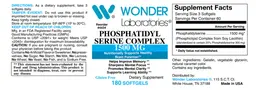 Label for Phosphatidyl Serine Complex 1500 mg