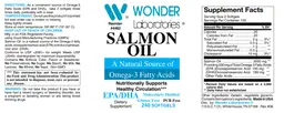 Label for Salmon Oil
