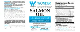 Label for Salmon Oil