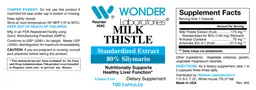Label for Milk Thistle