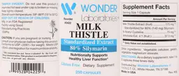 Label for Milk Thistle