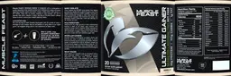Label for Ultimate Gainer Vanilla Flavor