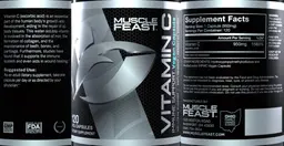 Label for Vitamin C