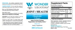 Label for Joint / Health