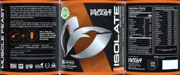 Label for Isolate Whey Protein Pumpkin Spice Flavor