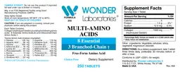Label for Multi-Amino Acids