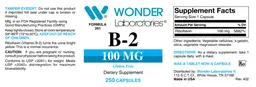 Label for B-2 100 mg