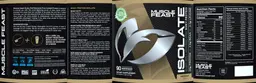 Label for Isolate Whey Protein Mocha Flavor