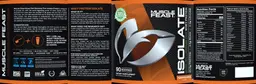 Label for Isolate Whey Protein Pumpkin Spice Flavor