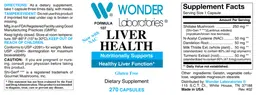 Label for Liver Health