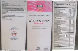Label for Whole Source Women's