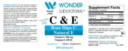 Label for C & E