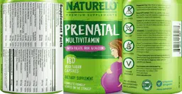 Label for Prenatal Multivitamin