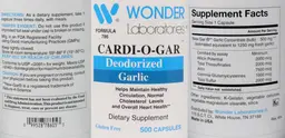 Label for Cardi-O-Gar