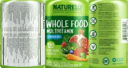 Label for Whole Food Multivitamin for Men 50+
