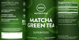 Label for Matcha Green Tea