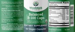 Label for Balanced B-100 Caps
