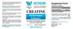 Label for Creatine
