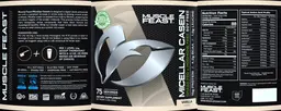 Label for Micellar Casein Vanilla Flavor
