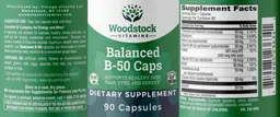 Label for Balanced B-50 Caps