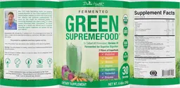 Label for Fermented Green Supremefood