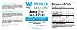 Label for Joint Pro All 4 Plus