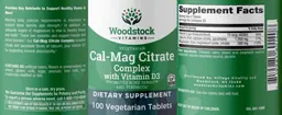Label for Cal-Mag Citrate Complex with Vitamin D3