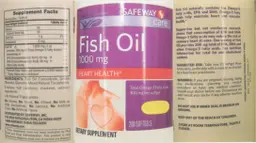 Label for Fish Oil 1000 mg