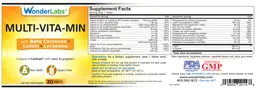 Label for Multi-Vita-Min