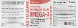 Label for Wild Alaskan Salmon Omega-3
