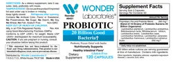 Label for Probiotic