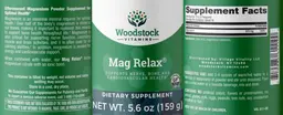 Label for Mag Relax