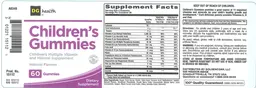 Label for Children's Gummies