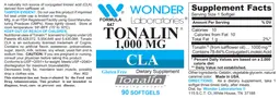 Label for Tonalin 1,000 mg