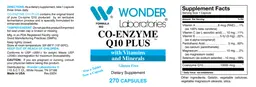 Label for Co-Enzyme Q10 Plus